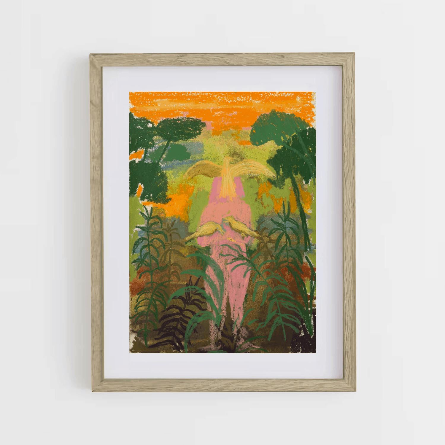 Los tres pájaros, 2025. Agus Díaz Vázquez. 21 x 15 cm